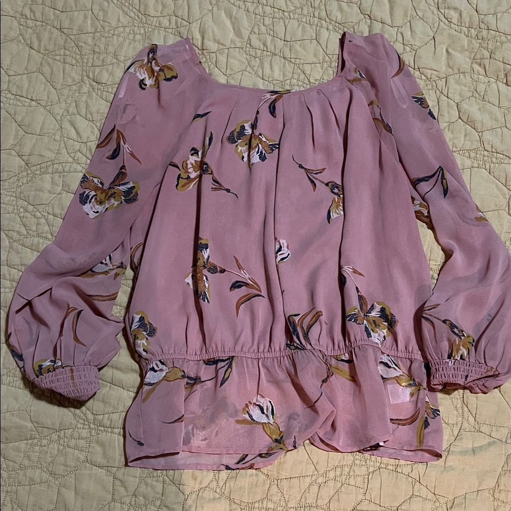Floral Pink Women's Top